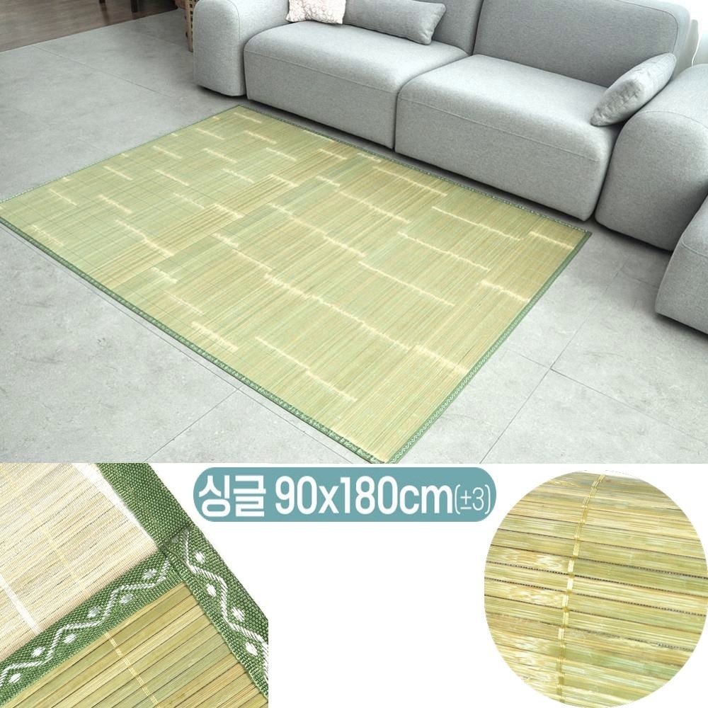 열대야 폭염 더위 시원 바닥 침대 싱글용 청대자리 쿨카펫 시원함 튼튼 피서