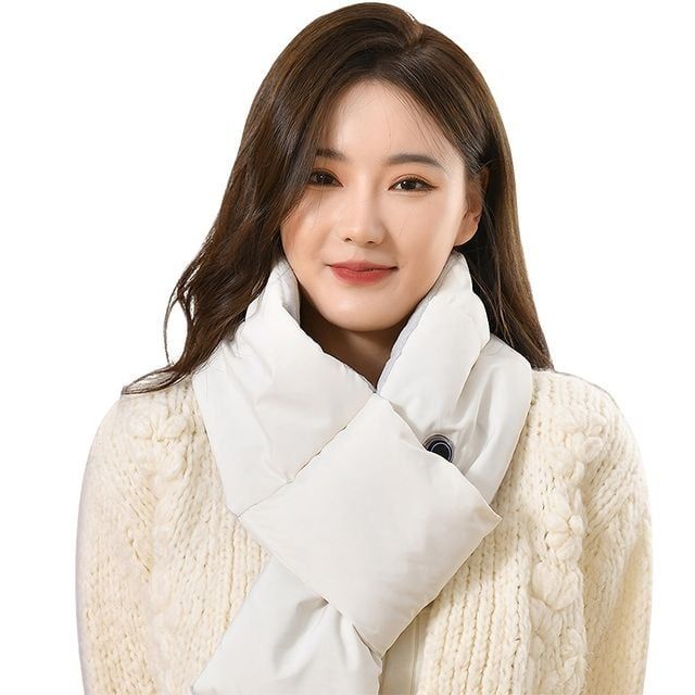 발열 USB 겨울 방한 보온 넥워머 패딩 온열 목도리 머플러