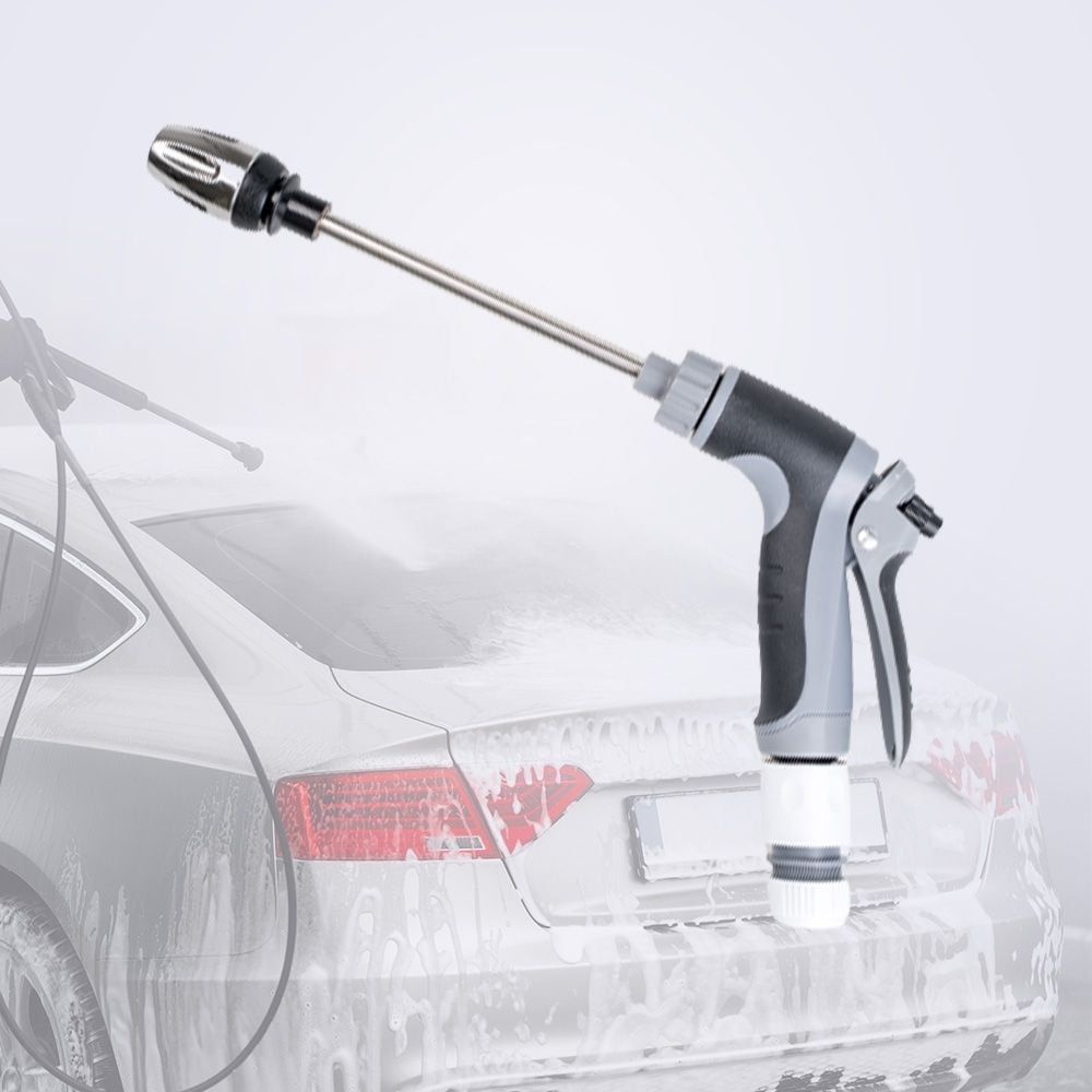 복지니마켓 협력사 세차용 고압력 분사기 정원 욕실 스프레이건 물호스 세차 고압 화장실청소건 물호 베란다 농약 농업용 수도