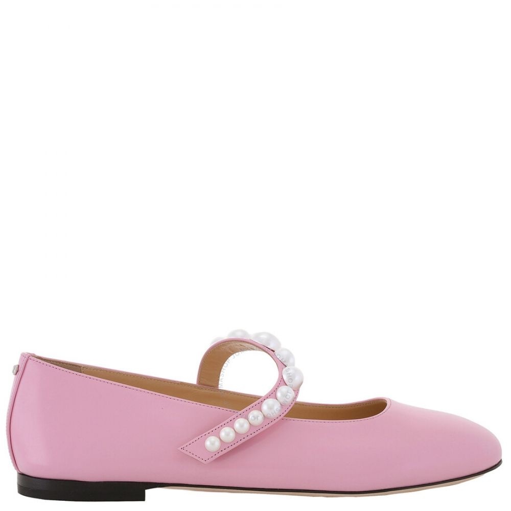 [해외] 마하 앤 마하 사이렌 인조 진주 장식 발레리나 플랫 PF24-S0737-010-SPA-B14-PINK