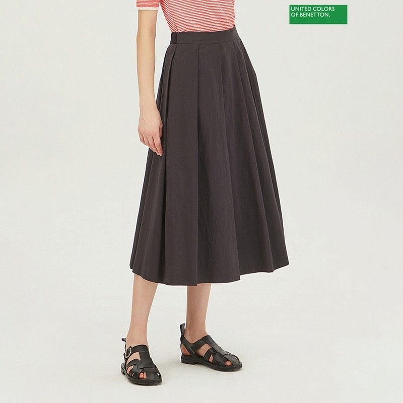 베네통 아울렛 로첸 롱 스커트 BASK03341 CG1153853