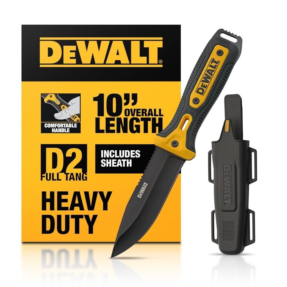 DEWALT D2 픽스드 블레이드 나이프