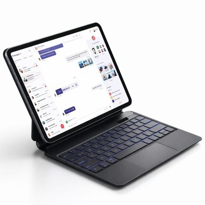 [해외] 구조독 매직키보드A1933 포고핀 패스쓰루충전 아이패드키보드 무선키보드 아이패드키보드케이스