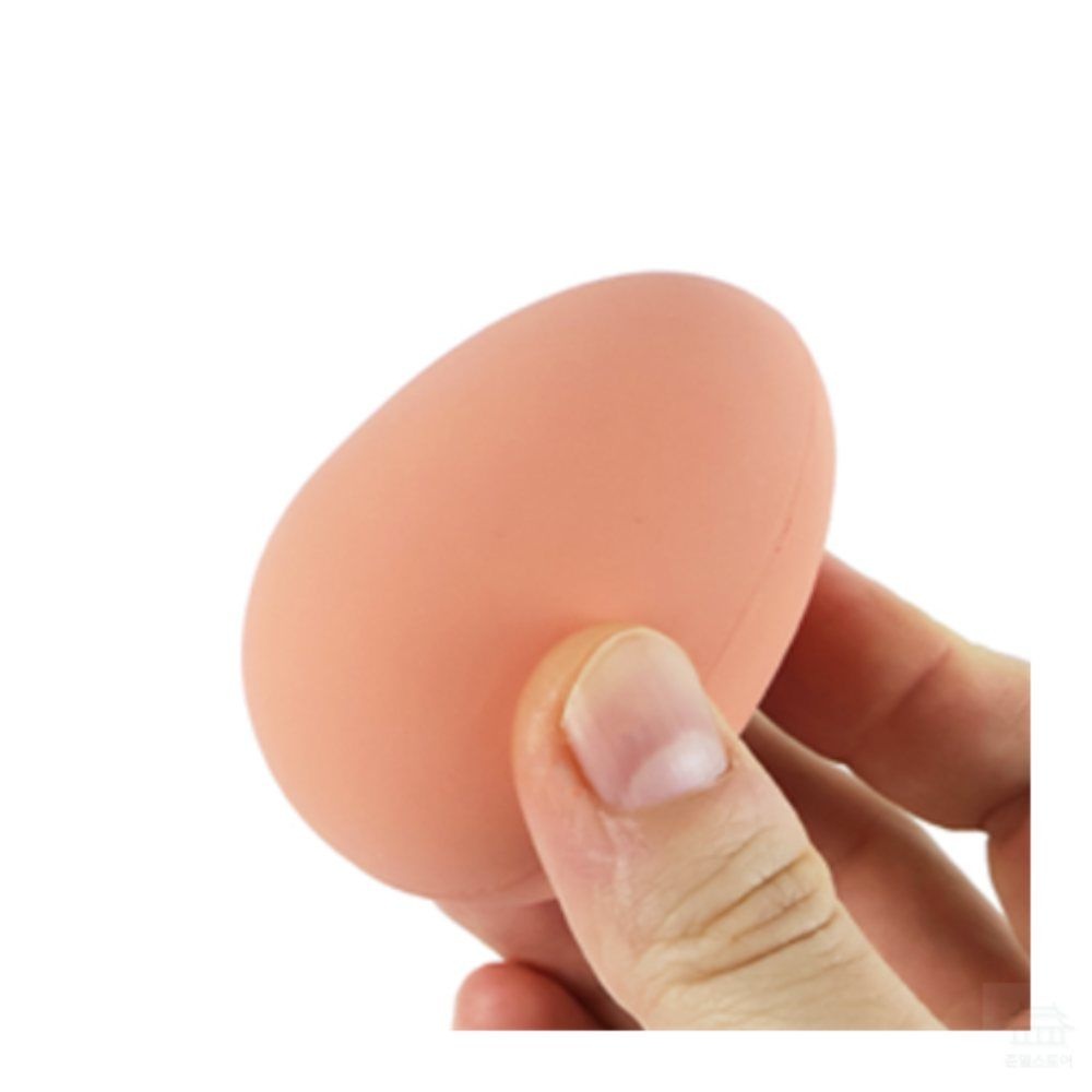 준열 진짜 같은 계란 얌체공 에그 탱탱볼 만우절 장난감 이색 선물 1P 럭비공탱탱볼