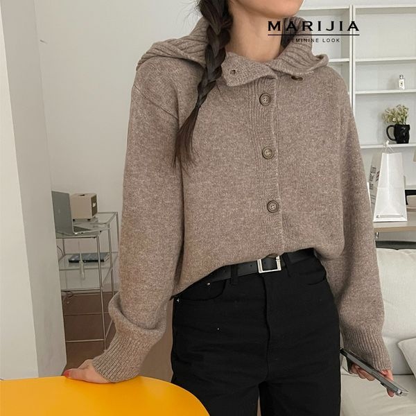 [하프클럽]빨간 머리 앤 니트 후드 가디건 MKTB31092