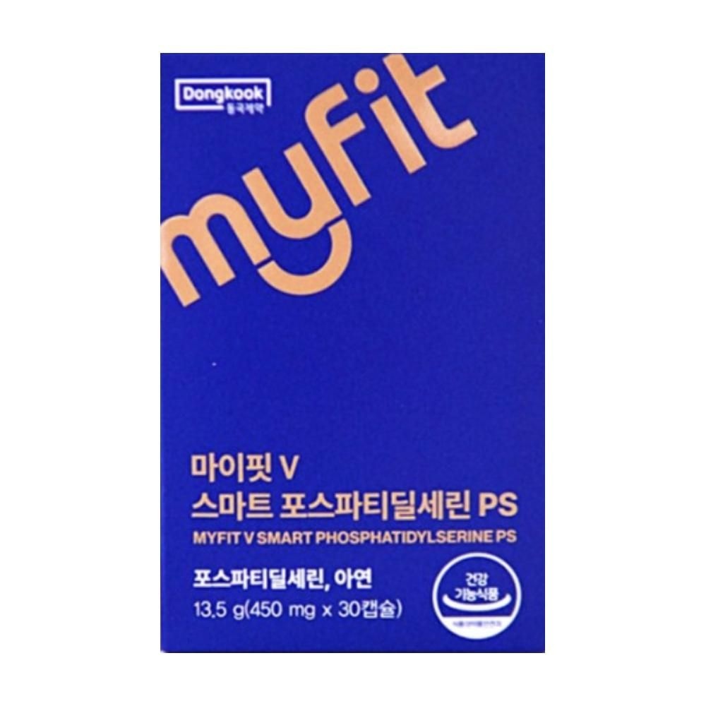 포스파티딜세린 ps 마이핏 포스타디딜세린 포스파디딜세린 포스티딜세린 30캡슐 DJ