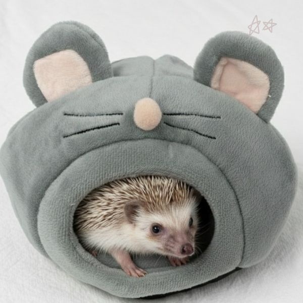 쥐모양 햄스터 집 은신처 대형 포그니 하우스 애완동물 용품 따뜻한 보금자리 휴식