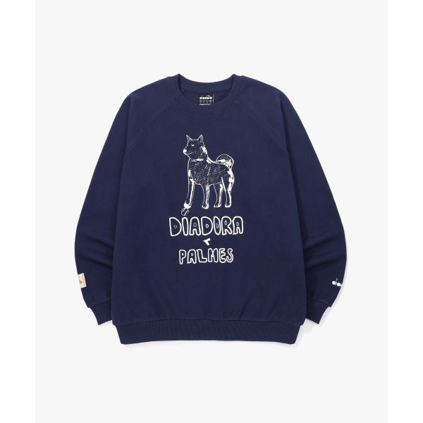 디아도라 그래픽 맨투맨 D6123LFS92NVD