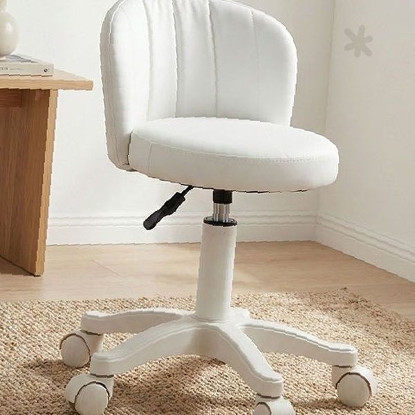 오발형 회전 쉘핏 의자 등받이 이동식 병원 네일 학원 상담용