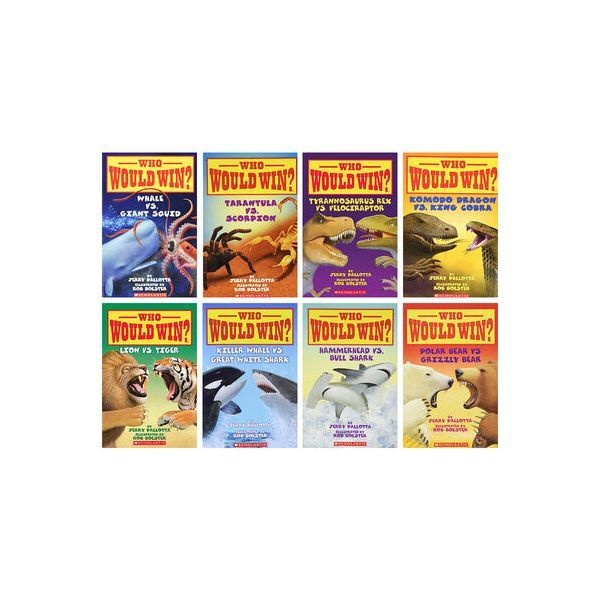 [웬디북]영문 영어 유아 도서 Who Would Win? Xtreme Battle Collection StoryPlus QR코드 Word Book 8종 세트 오디오CD 없음 Paperback with QR 미