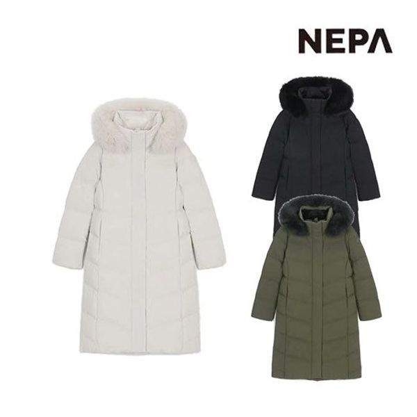 네파 네파7K82069 여성 겨울 등산 캠핑 패딩 프리미아 롱 구스 다운 자켓