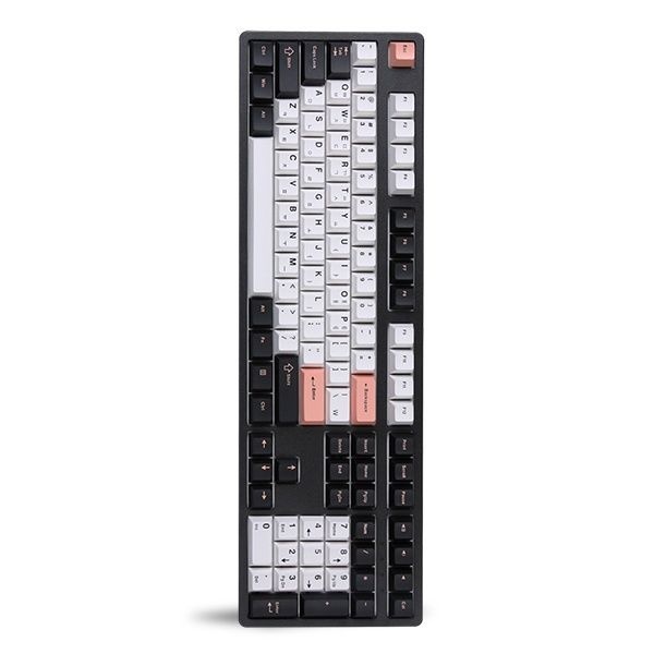 몬스타기어 유선 기계식 키보드, 가츠 닌자108 화심축 딸기 블랙