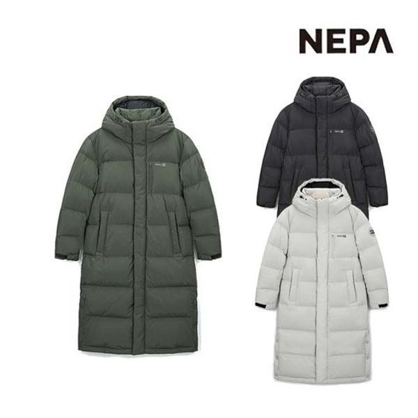 네파7KF2022 공용 겨울 등산 캠핑 벤치 파카 패딩 사이폰 후드 롱 다운 자켓