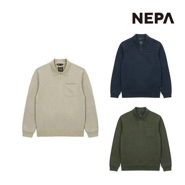 네파7K75243 남성 겨울 등산 캠핑 폴라텍 니트 카라 그라티아 스웨터 폴로 티셔츠