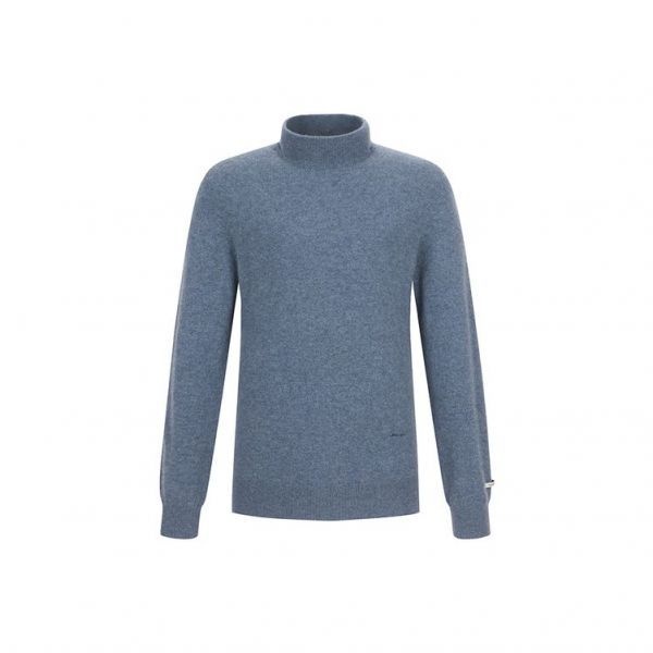 [페라로밀라노] 캐시미어100% 하프터틀 니트 블루(AM0ERD40543)