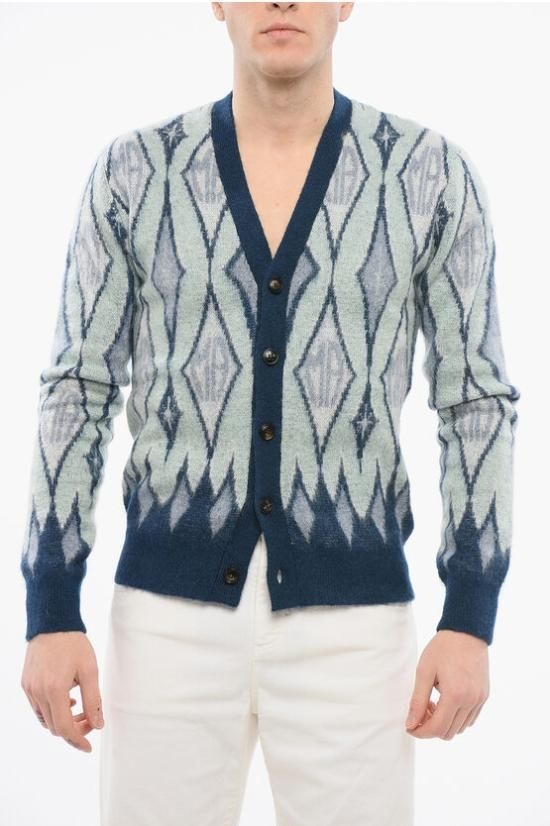 [해외] 아미리 가디건 AW23MKC003WO 420 Light blue