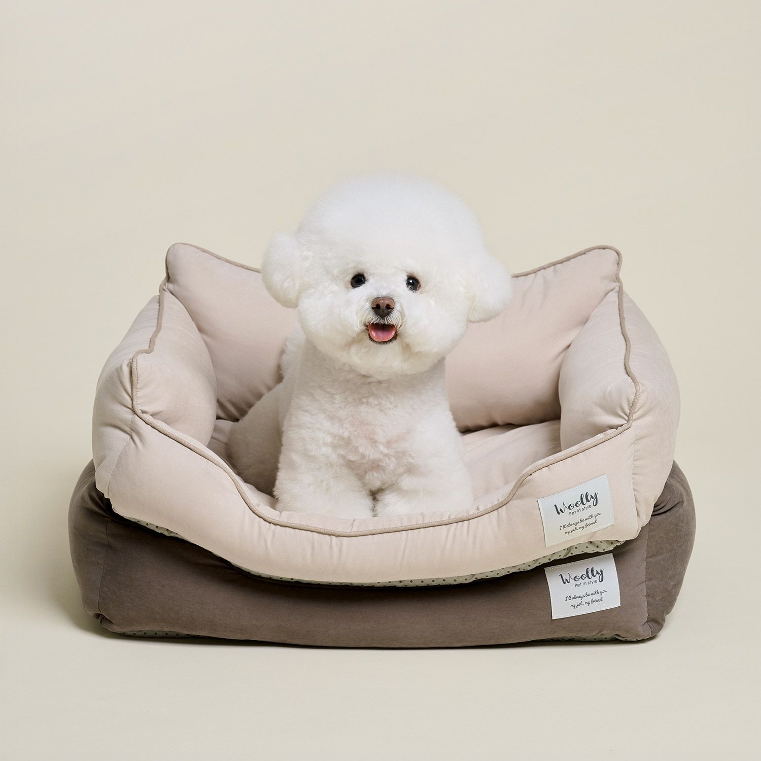 울리 베이직 사각 강아지 고양이 애착 방석 쿠션