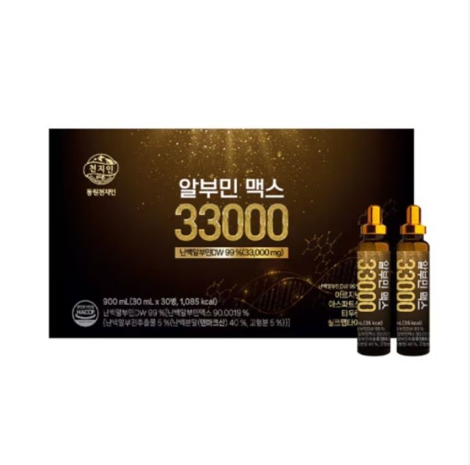 [롯데백화점] 천지인 [동원천지인] 알부민 맥스 33000 (30병) / 난백알부민DW 99프로/ 33,000mg함유 LE1220939955