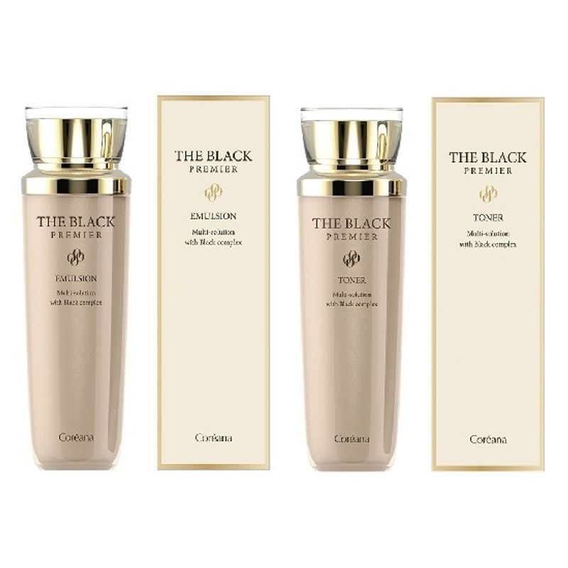 ㈜코리아나화장품 (아)[코리아나] 더 블랙 프리미어 주름/탄력 스킨케어 8종[35408370]