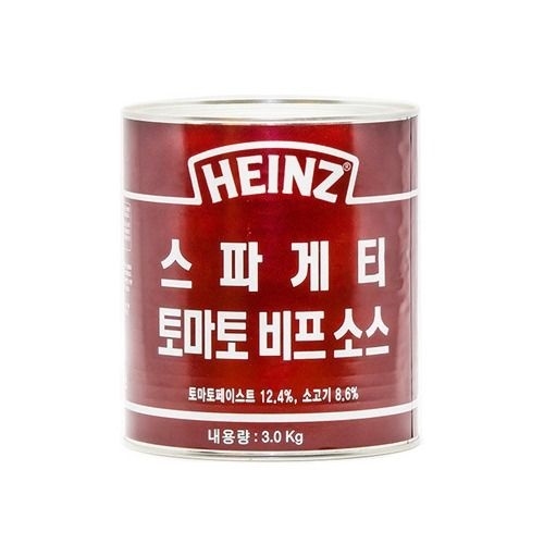 [롯데백화점]  [하인즈] 토마토 비프 스파게티소스 3kg X 6개입