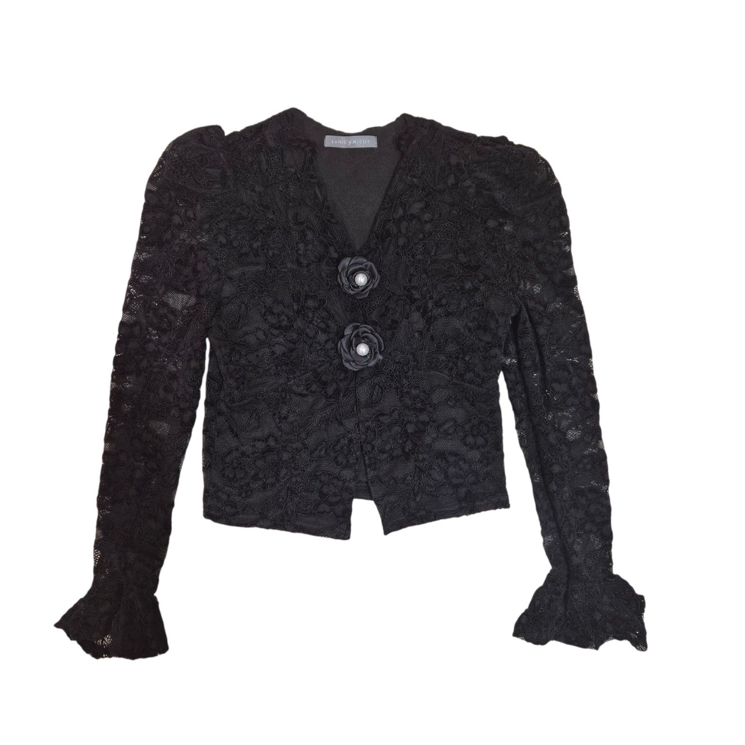 [롯데백화점] 르니앤맥코이 슬림핏 크롭 레이스 블라우스(MN04BL704HJY) LE1220948940