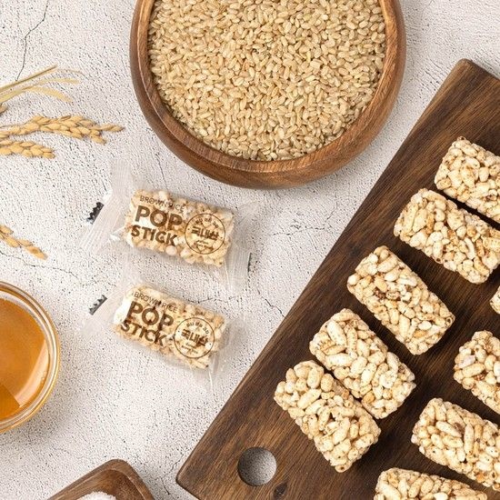 더오담 현미팝스틱 200g 국내산 현미 쌀과자