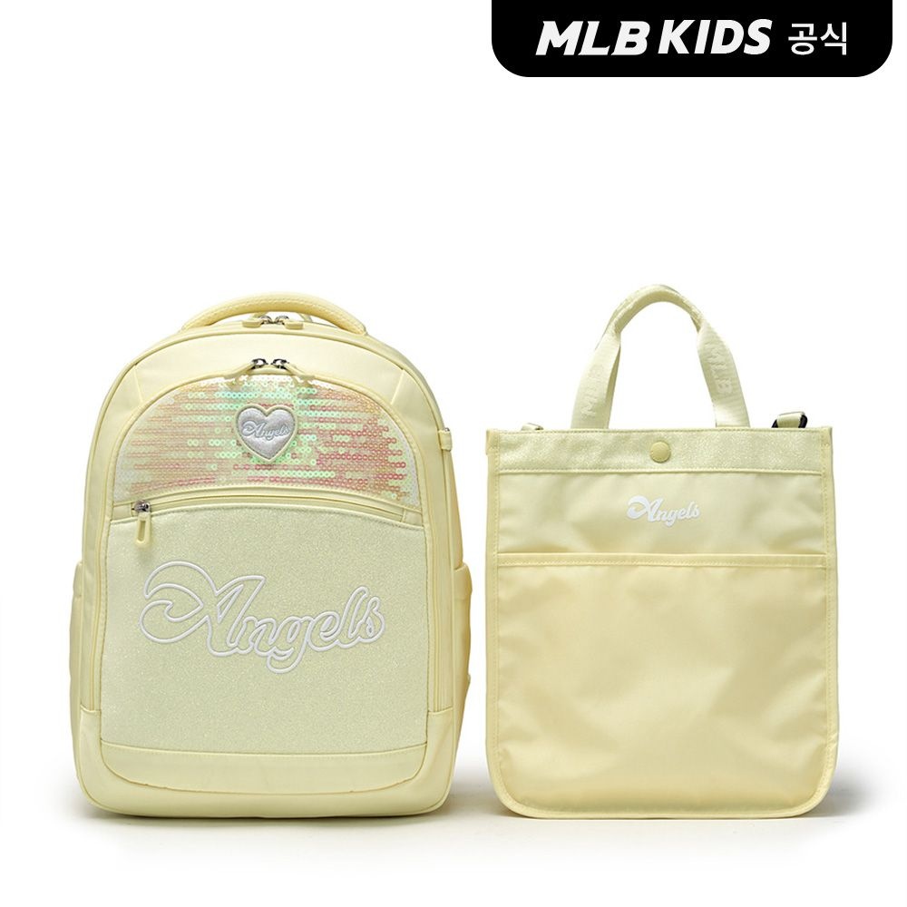 MLB 키즈 (공식) 26N 엔젤스 책가방 세트 LAA (L.Yellow)7FBKB046N-41YEL