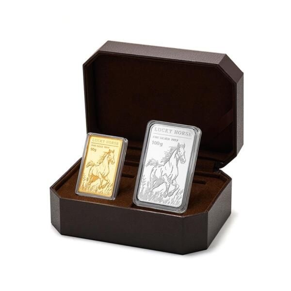 삼성금거래소 삼성금거래소 [삼성금거래소] 2/2(월) 20시 한정수량특가오픈  금은보화 골드바 실버바 세트(말 골드바 50g + 말 실버바 100g)