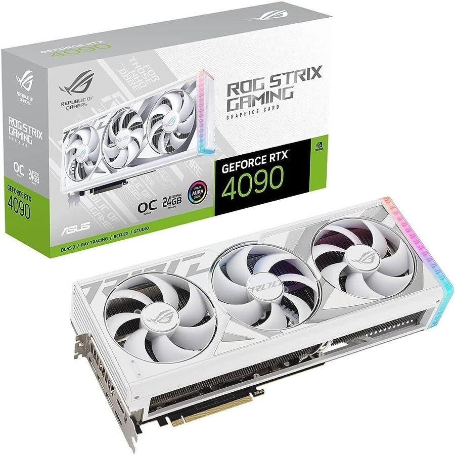 [해외] 아수스 로그 RTX 4090 PCIe 4.0 24GB GDDR6X 화이트 OC GPU