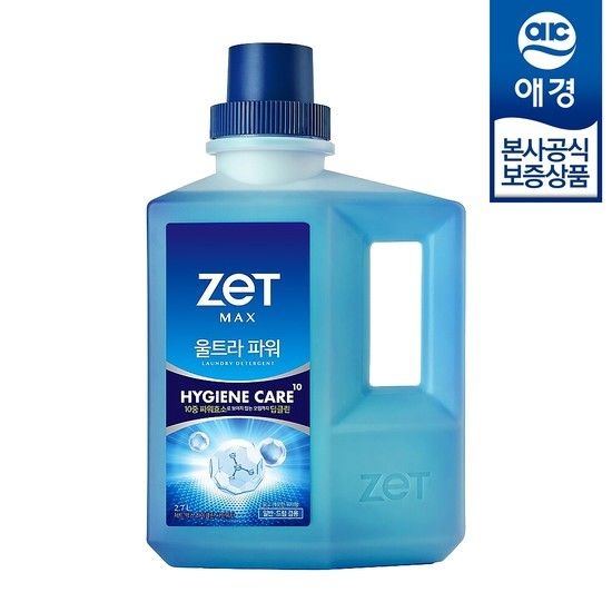 리큐 제트 맥스 하이클린 샤인워터 쿨코튼 세탁세제 2.7L x1개