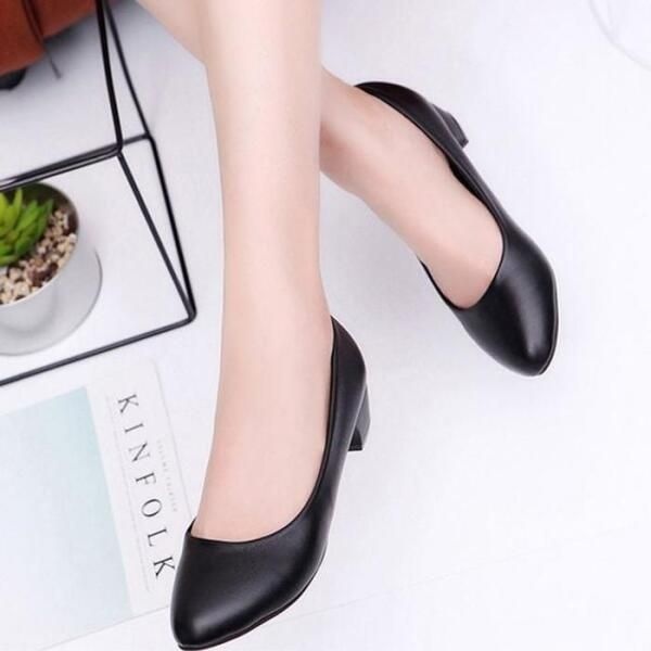 [셀러허브제화] 여성 면접구엣지두 정장구두 데일리 미니멀 펌프스