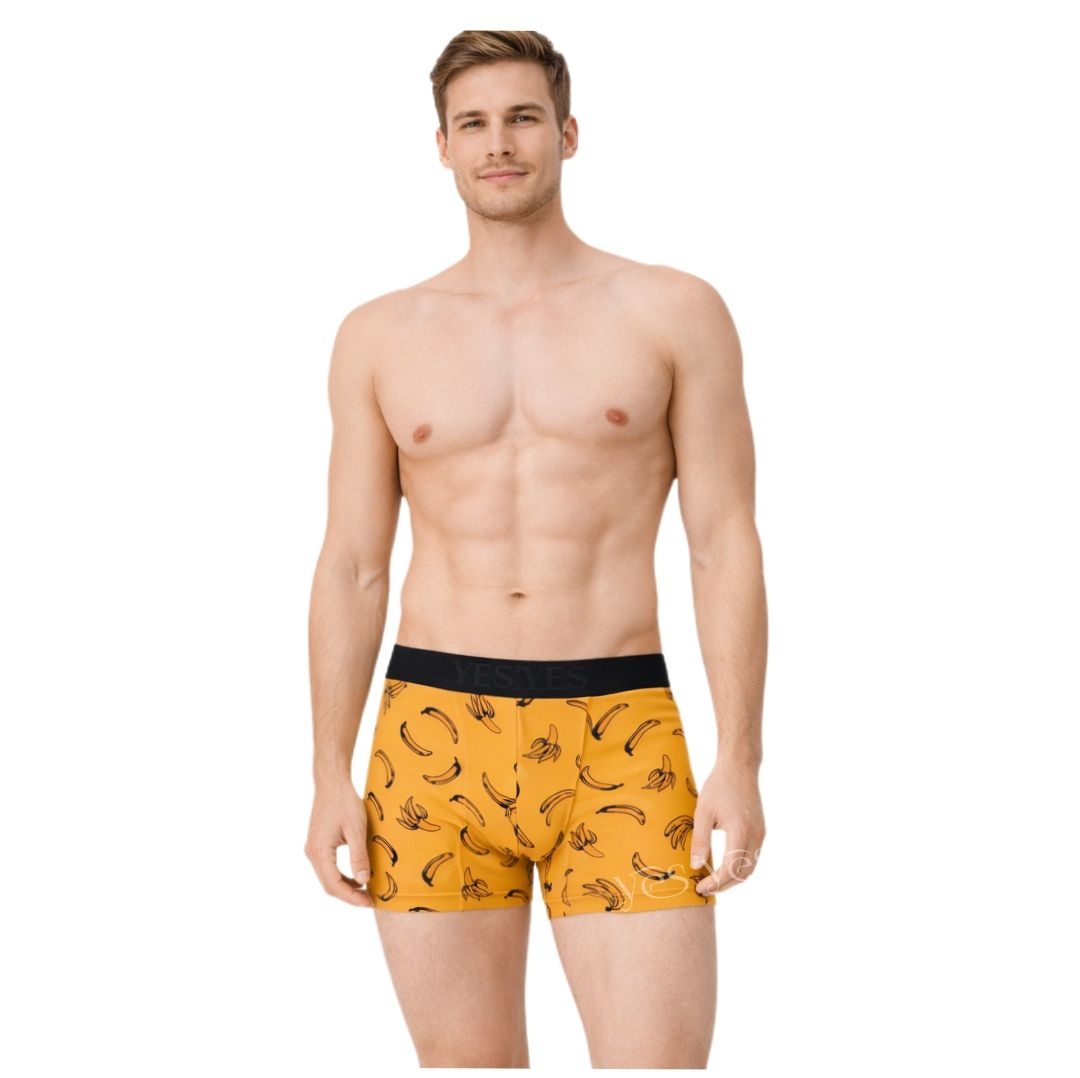 YES 95-110 톡톡 바나나 일러스트 남성 드로즈 YSMDBB51