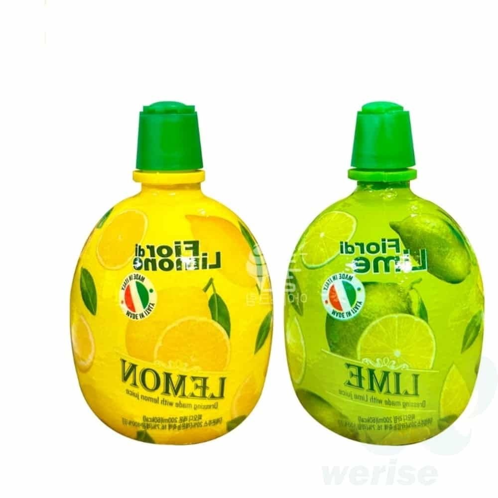 위라이즈 레몬라임즙 2종세트 하이볼레몬즙 샐러드레몬즙 레몬쥬스 술레몬즙 피오디레몬주스