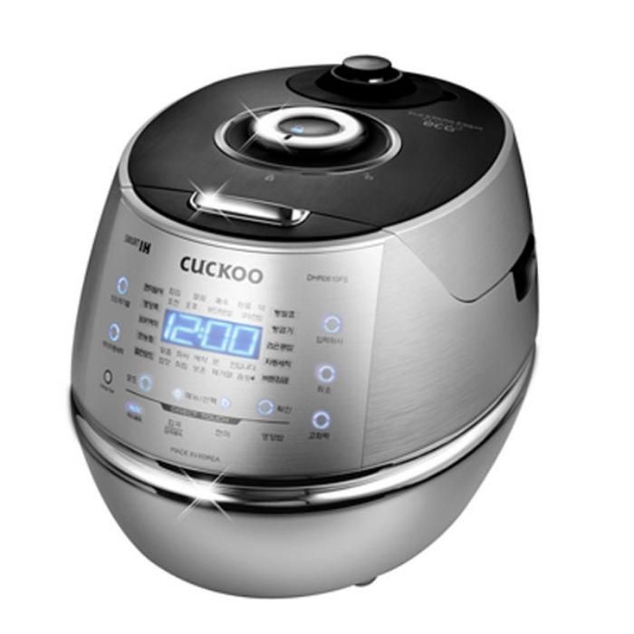 [롯데백화점] 쿠쿠 [으뜸효율]6인용 IH압력밥솥 CRP-DHR0610FS [풀스테인리스/2중 모션패킹/1등급] LE1219227588