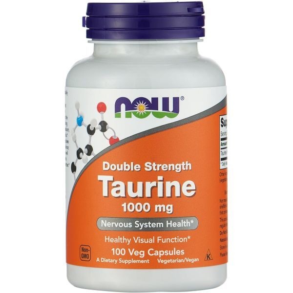 나우푸드 NOW Foods by 나우푸드 NOW Foods Double Strength Taurine Nervous System Health 1000mg 100 Capsule