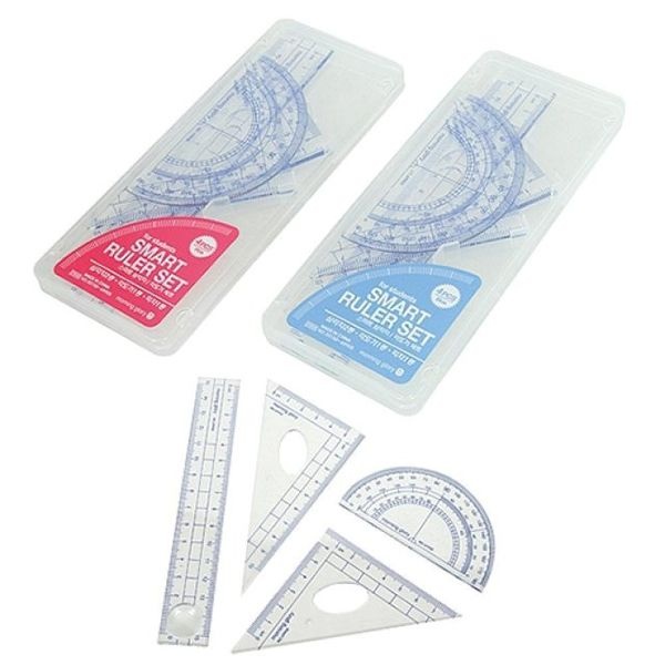 모닝글로리 스마트 삼각자 각도기 세트