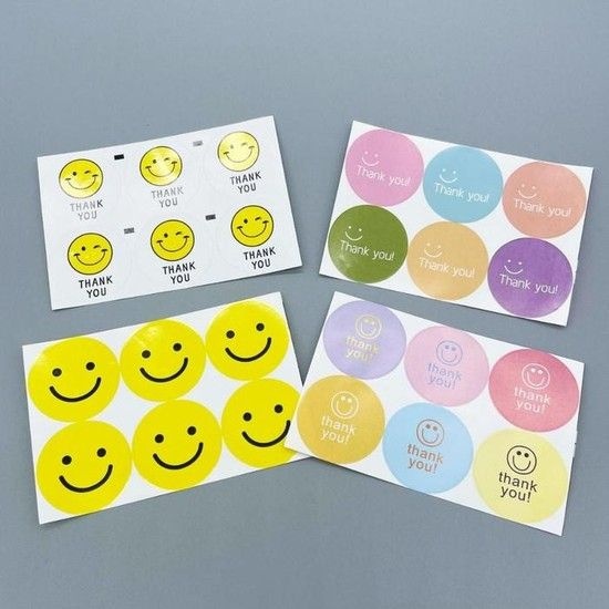 [MEML1N67_61_61]배달음식 귀여운 감사스티커 스티커