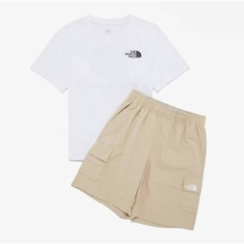 노스페이스 키즈 상하 세트 아동복 선물 백화점정품 노스페이스 키즈 상하 세트 아동복 선물 NT7UR20 익스프로러 크루 추리닝 상하복 상하의 남아 셋업NT7UR2