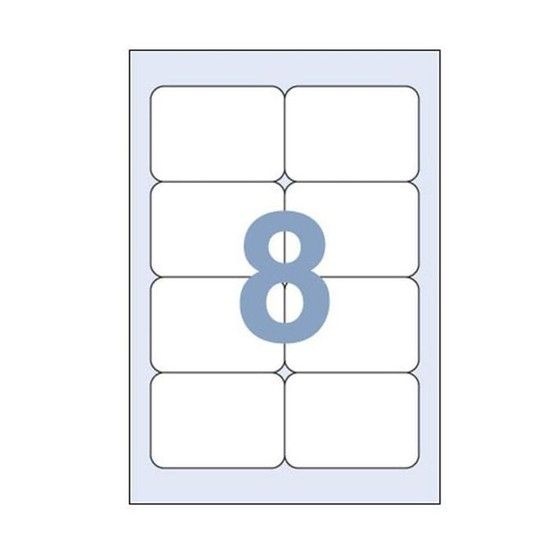 세모네모 전가성비산 라벨지 C-3008 물류라벨 100매 8칸