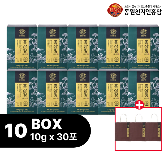 50% 세일 최신상 동원 천지인 홍삼정 에너진(10gX30포) 10박스