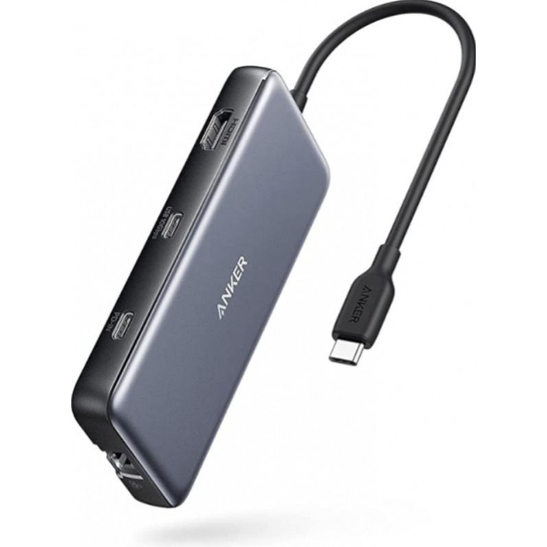 [해외] Anker 555 USB-c 허브 Power 8in1 어댑터 미디어허브 60Hz 4K HDMI 포트