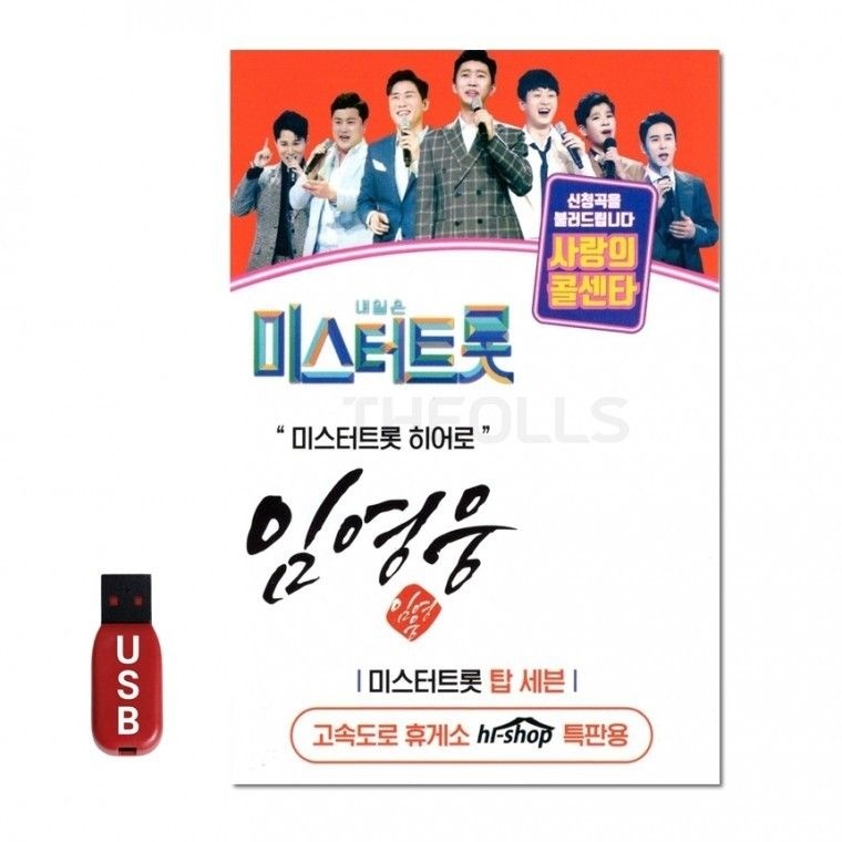 금길 USB 미스터트롯 임영웅 칩 차량 음반 노래
