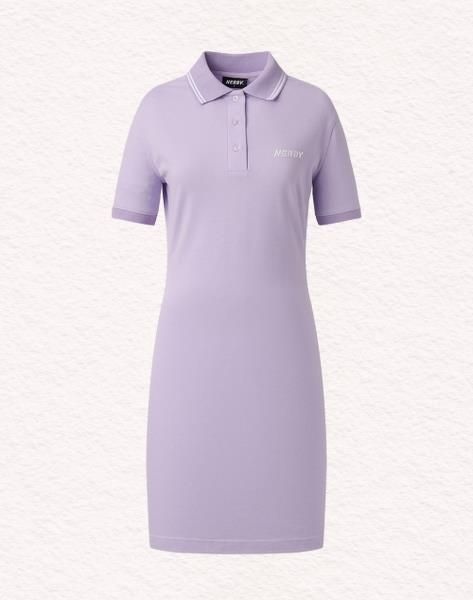 널디 NDY 피케 폴로 반팔 드레스 라이트 퍼플 PNEU23KO0536 303322