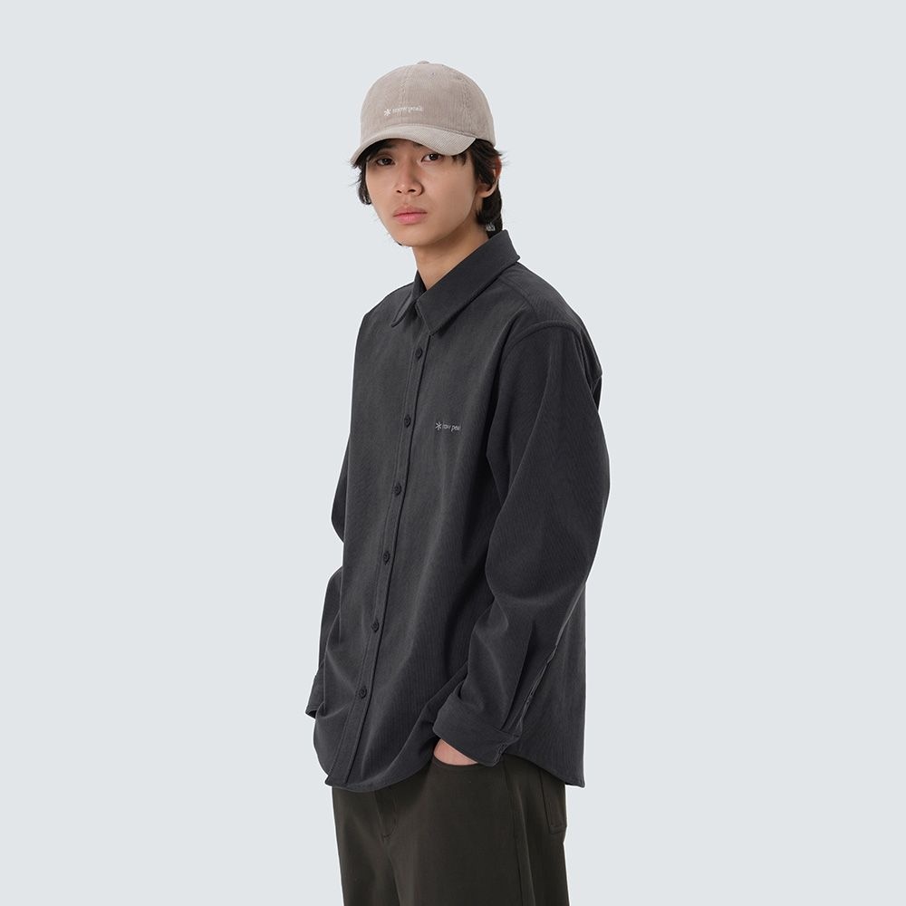 [롯데백화점] 스노우피크 어패럴 코듀로이 셔츠 캠핑룩 골덴셔츠 S25WMFSH70 LE1220770704