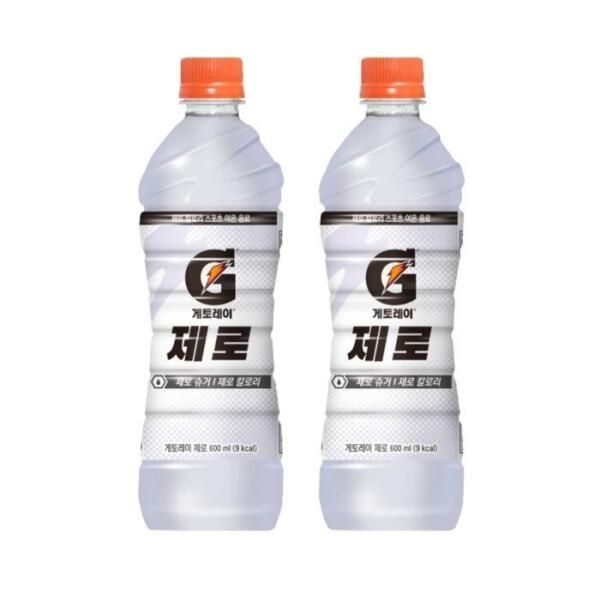 [셀러허브 식품] 롯데칠성음료 게토레이 제로 600ml 24입