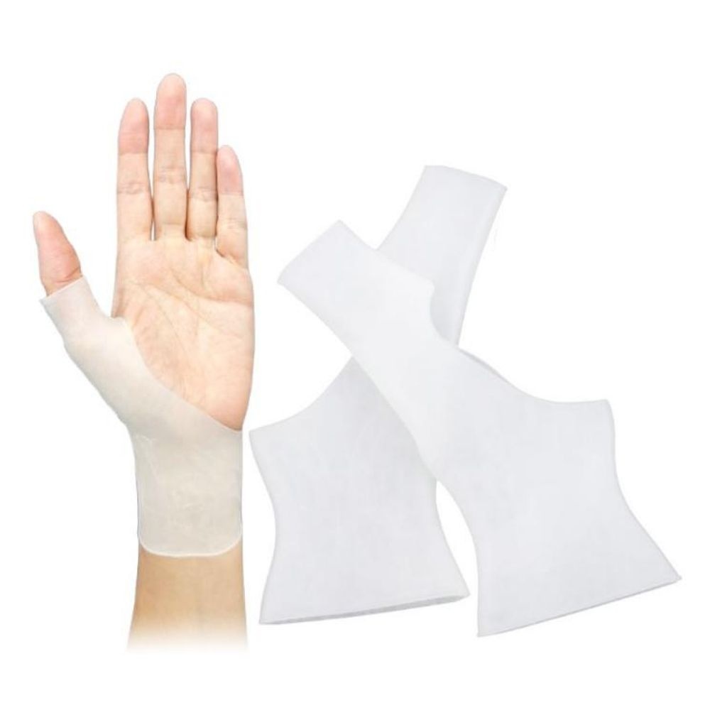 실리콘 손목보호대 1개입 물세척 신축 양손겸용 운동용 배드민턴 육아 컴퓨터용