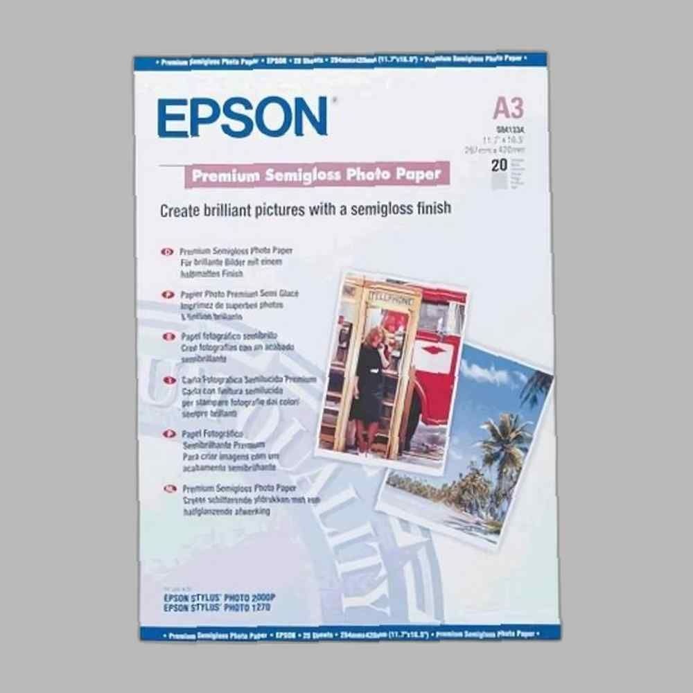 OPM 엡손 저광택 포토용지 A3 SO41334/20매 251g (1개) 부품 소모품 자재 파츠