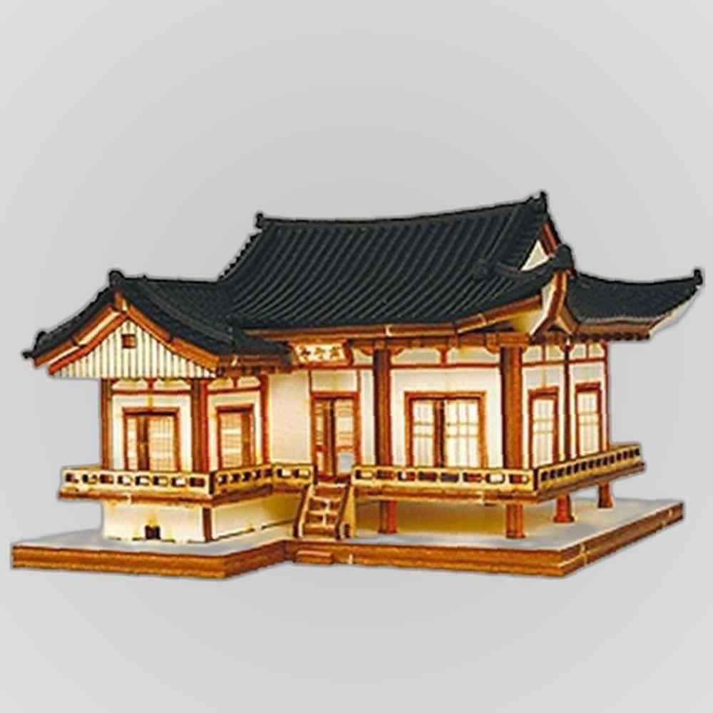 영공방 (YO) HO 임청각 군자정 (YM612) 나무조립키트 우드프라모델 나무모형만들기 나무조립 3D퍼즐