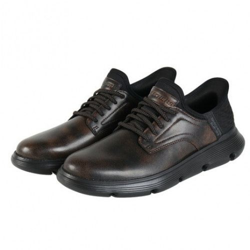 [해외] 스케쳐스 가르자 거빈 캐주얼 슈즈 남성 로퍼 이재용 신발 205046 DKBR