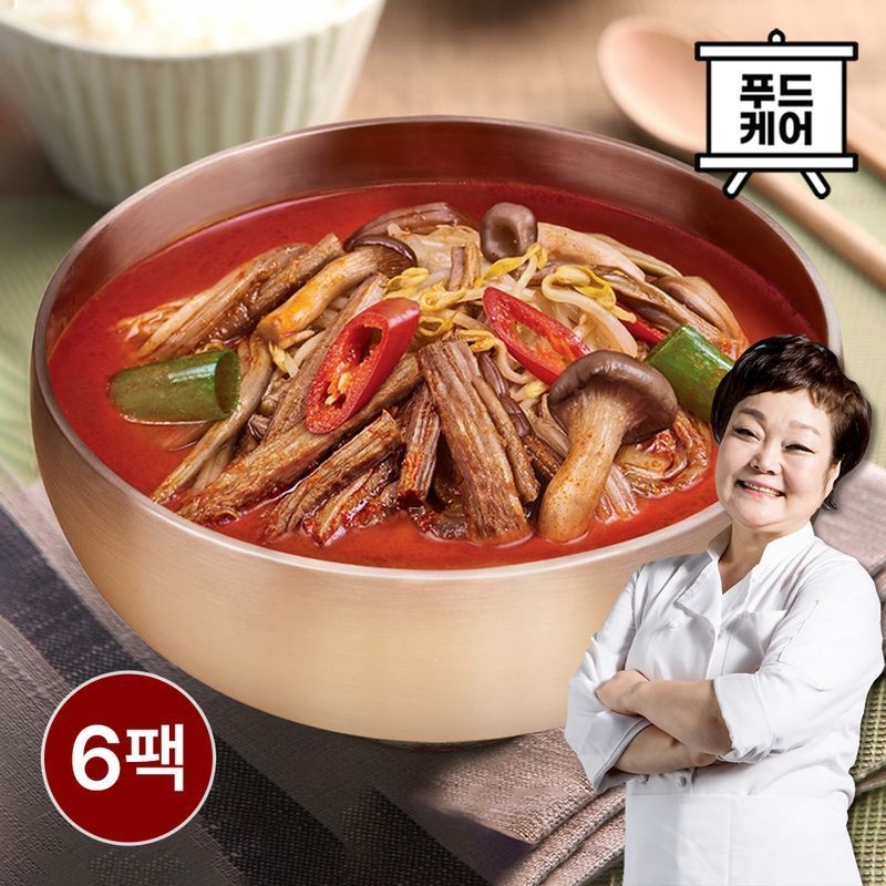 빅마마이혜정 든든한끼 육개장 500g 6팩[34210393]